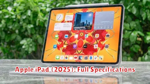 Apple iPad (2025): Full Specifications