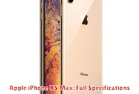 Apple iPhone XS Max: Full Specifications