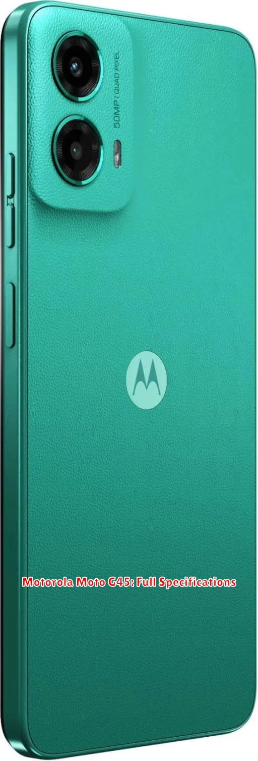 Motorola Moto G45: Full Specifications