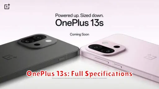 OnePlus 13s: Full Specifications