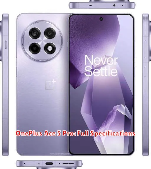 OnePlus Ace 5 Pro: Full Specifications