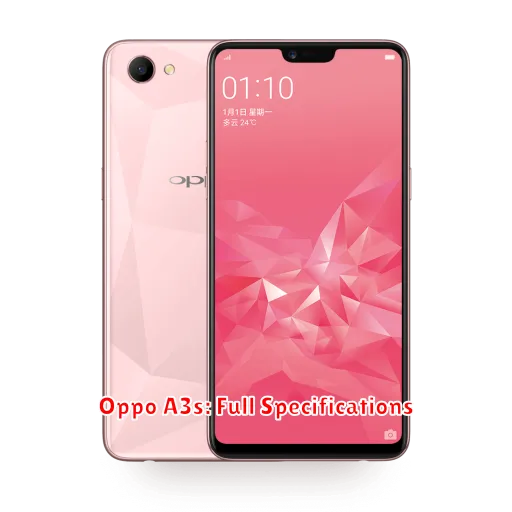Oppo A3s: Full Specifications
